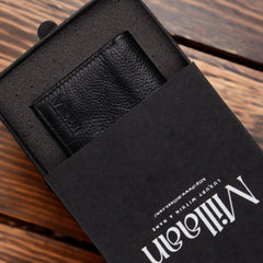 Millaan Magnetic Bifold Wallet in Black – The Perfect Blend of Style & Function
