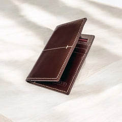 Millaan Pure Leather Long Wallet in Burgundy – Built for Men Who Own Their Style