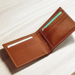 Millaan Bifold Pure Leather Wallet in Brown – Crafted for Men
